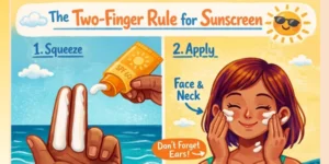 Master the Two-Finger Rule for Sunscreen
