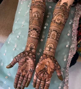 mehndi designs Pakistani bride 2026 minimalist vs traditional comparison