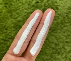 The Two-Finger Rule: The Minimum Amount Needed for Proper UV Protection. Source: Lotus Professional