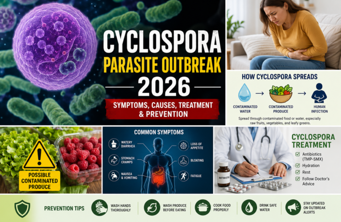 Cyclospora Parasite Outbreak 2026: Symptoms, Causes, and What You Need to Know