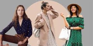 How to style a polka dot coat over neutral outfit
