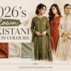 2026’s Pakistani Fashion Colours Palette: Olive, Rust, Stone Beige & More