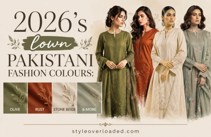 2026’s Pakistani Fashion Colours Palette: Olive, Rust, Stone Beige & More