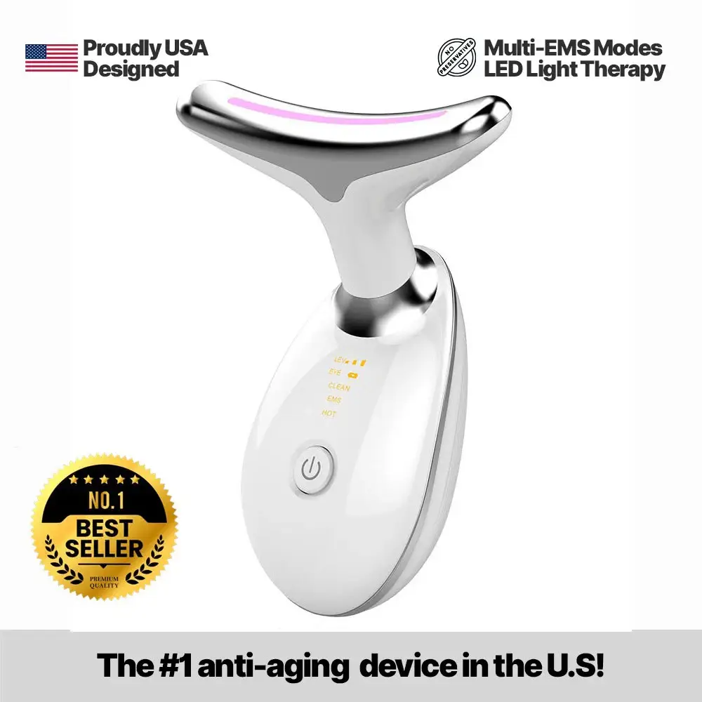 EMS Thermal Neck Lifting & Wrinkle Remover Massager - Image 4