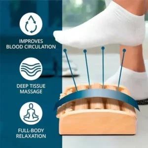 Durable Wooden Foot Roller