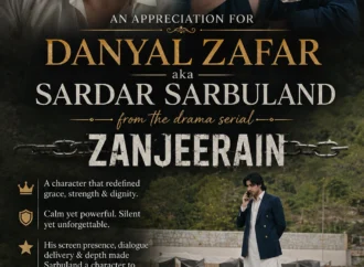 Danyal Zafar as Sarbuland in Zanjeerain: No.1 Actor’s Breakout Role