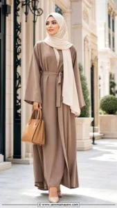 Earth Tone Color Palettes abaya fashion