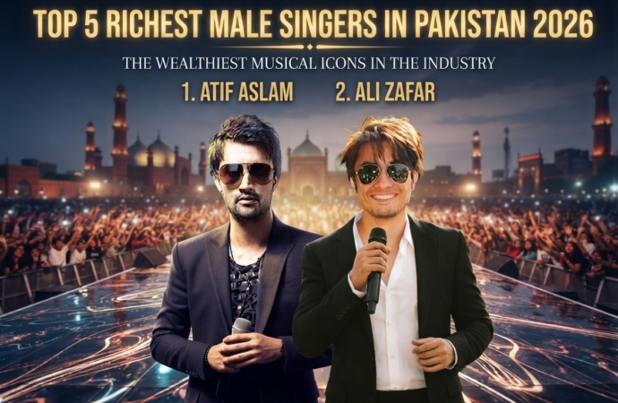 Top 5 Richest Male Singers in Pakistan 2026: Ranked by Net Worth & Earnings
