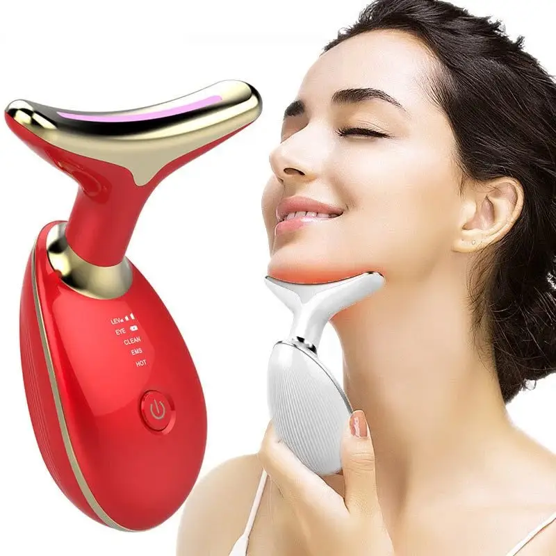 EMS Thermal Neck Lifting & Wrinkle Remover Massager - Image 2