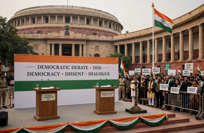 India’s political protests in 2026 have raised questions about voter registration, civil liberties, and democratic accountability.