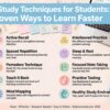 Best Study Techniques for Students: 10 Proven Ways to Learn Faster