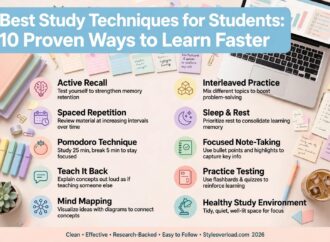 Best Study Techniques for Students: 10 Proven Ways to Learn Faster