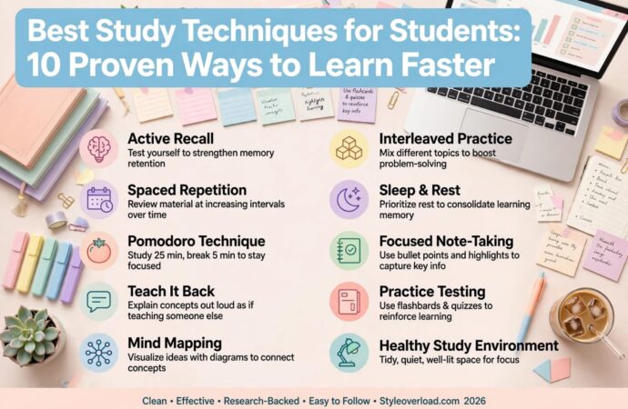 Best Study Techniques for Students: 10 Proven Ways to Learn Faster