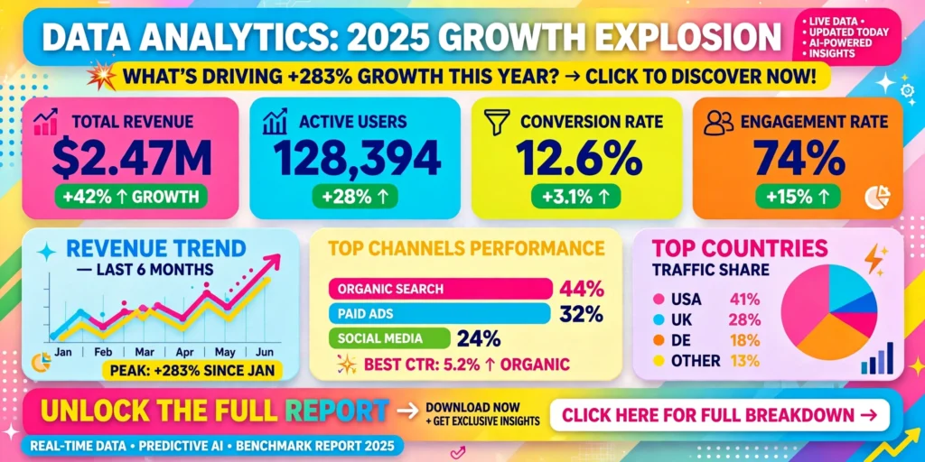 Data analytics dashboard - learn high income skills online for free