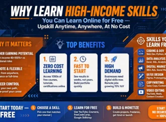 10 High-Income Skills You Can Learn Online for Free in 2026