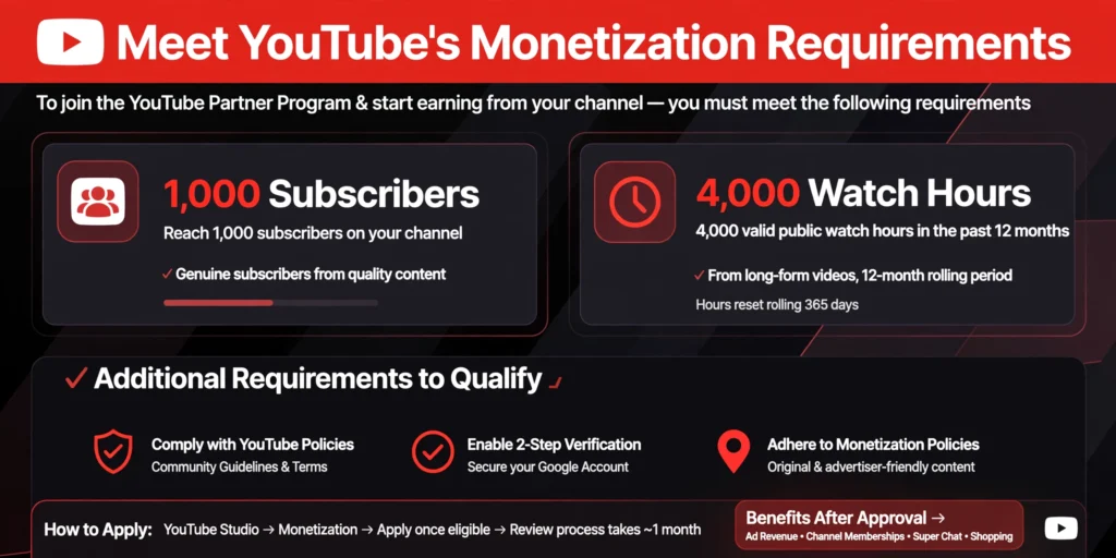 How to earn money on YouTube guide 2026