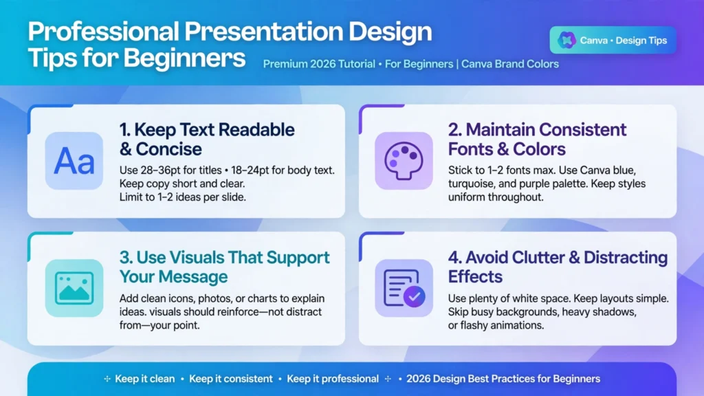 ​Professional Presentation Design Tips for Beginners in Canva